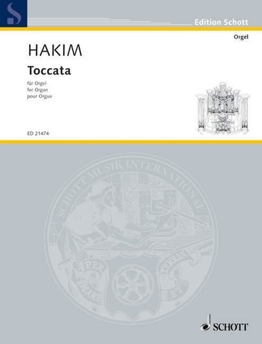 Naji Hakim - Edition Schott  : Toccata - organ..