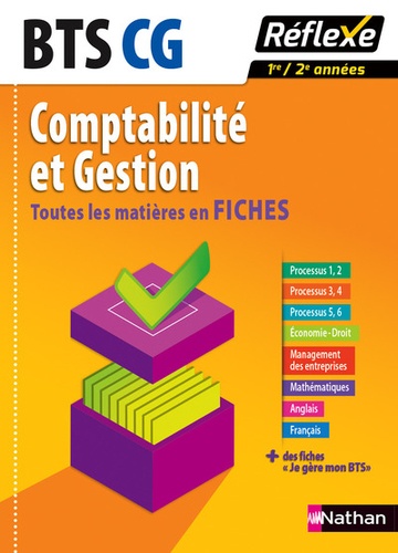 Nancy Baranes et Jean-Luc Dianoux - BTS CG Comptabilité et Gestion - Toutes les matières en Fiches 1re/2e années.