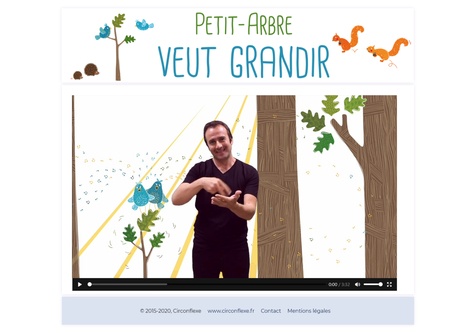 Petit-Arbre veut grandir. Edition en gros caractères Braille