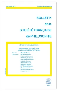 Cité naturelle et cité juste dans la République de Platon