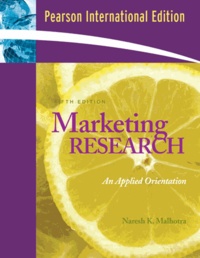 Naresh K. Malhorta - Marketing Research 5th edition.