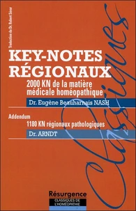 2000 Key-notes régionaux de la matière médicale homéopathique