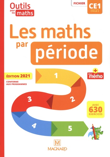 Natacha Besset et Laurence Guérin - Les maths par période CE1 - Fichier + Mon mémo.