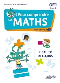 Natacha Bramand et Paul Bramand - Pour comprendre les maths CE1 - Fichiers de l'élève 1 et 2 + Cahier de leçons.