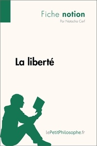 Natacha Cerf - La liberté (fiche notion) - Comprendre la philosophie.