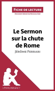 Le sermon sur la chute de Rome de Jérôme Ferrari (fiche de lecture)
