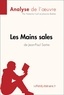 Natacha Cerf - Les mains sales de Jean-Paul Sartre - Fiche de lecture.