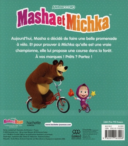 Masha et Michka  Masha fait du vélo