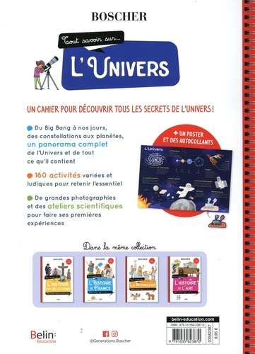 Tout savoir sur... l'univers. Avec un poster et des autocollants