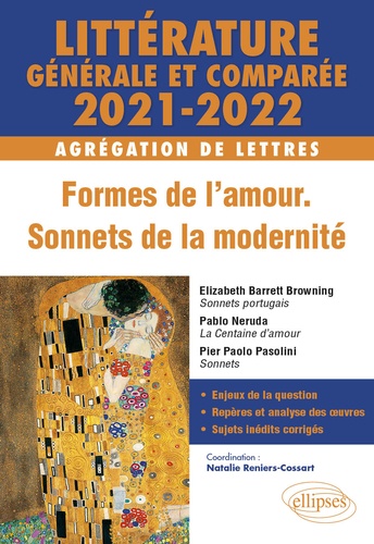 Littérature générale et comparée. Formes de l'amour, sonnets de la modernité Agrégation de lettres  Edition 2021-2022