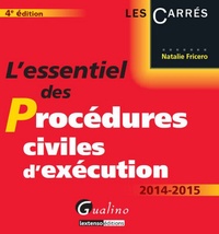 Natalie Fricero - L'essentiel des procédures civiles d'exécution.