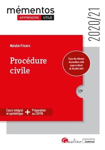 Procédure civile  Edition 2020-2021