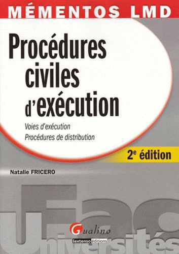 Natalie Fricero - Procédures civiles d'exécution.