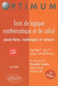 Tests de logique mathématique et de calcul