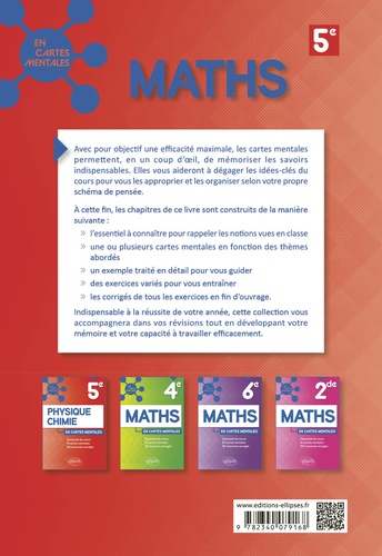 Maths en cartes mentales 5e  Edition 2023