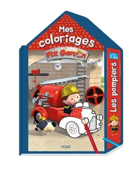 Mes coloriages des pompiers P'tit Garçon