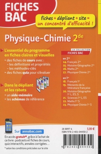 Physique-chimie 2de