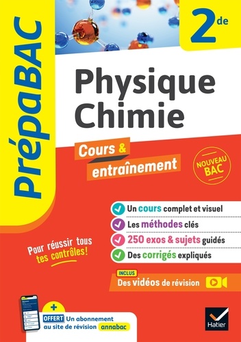 Prépabac Physique-chimie 2de. nouveau programme de Seconde