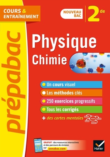 Prépabac Physique-chimie 2de. nouveau programme de Seconde  Edition 2019