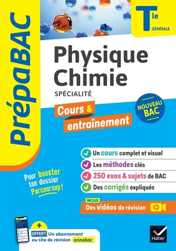 Prépabac Physique-Chimie Tle générale (spécialité) - Bac 2024. nouveau programme de Terminale