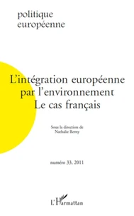 L'intégration européenne par l'environnement : le cas français