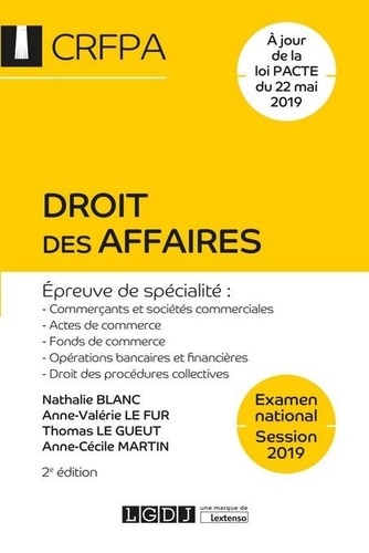 Droit des affaires 2e édition