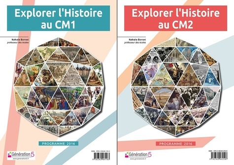 Nathalie Borroni - Histoire CM1-CM2 Pack Explorer l'Histoire - Pack en 2 volumes.