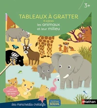Tableaux à gratter Les animaux et leur milieu