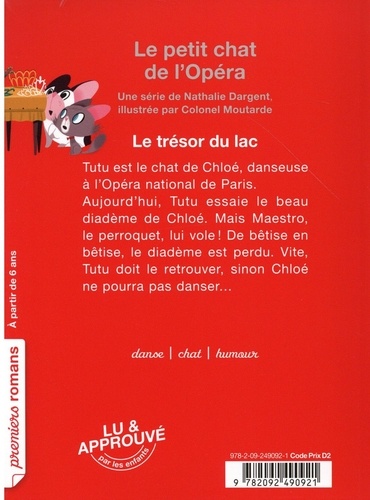 Le petit chat de l'Opéra  Le trésor du lac