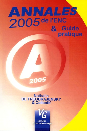 Nathalie de Treobrajensky - Annales 2005 de l'ENC.