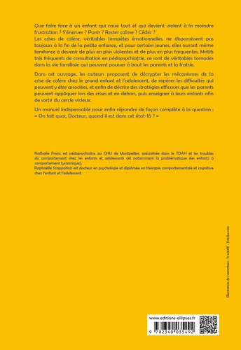 L'hyperactivite chez l'enfant (tdah) - 2e édition - Nathalie Franc - Broché  - ELLIPSES - 9782340042339 