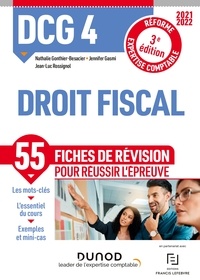 Nathalie Gonthier-Besacier et Jennifer Gasmi - DCG 4 Droit fiscal - Fiches de révision - 2021-2022.