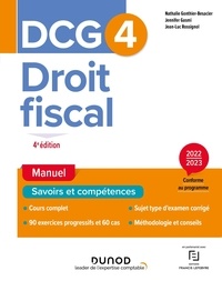Nathalie Gonthier-Besacier et Jennifer Gasmi - DCG 4 Droit fiscal - Manuel.