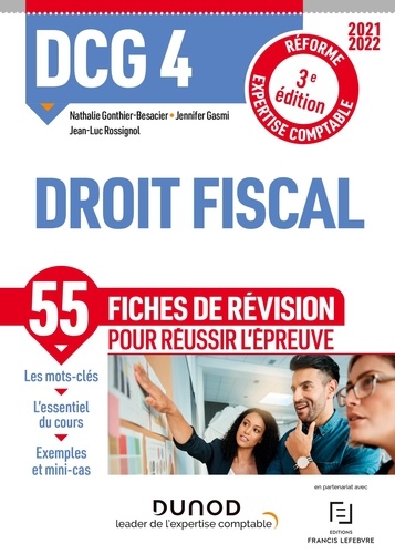 Droit fiscal DCG 4. Fiches de révision  Edition 2021-2022