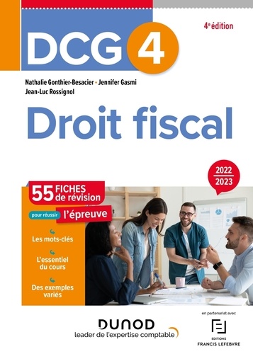 Nathalie Gonthier-Besacier et Jennifer Gasmi - Droit fiscal DCG 4 - Fiches de révision.
