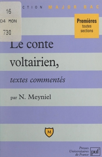 Le conte voltairien. Textes commentés