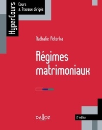 Nathalie Peterka - Régimes matrimoniaux.