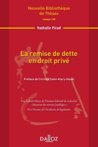 Nathalie Picod - La remise de dette en droit privé.