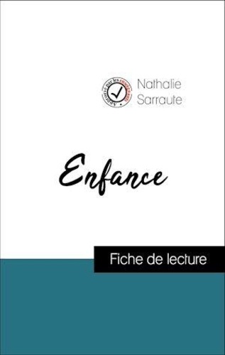 Analyse de l'œuvre : Enfance (résumé et fiche de lecture plébiscités par les enseignants sur fichedelecture.fr)