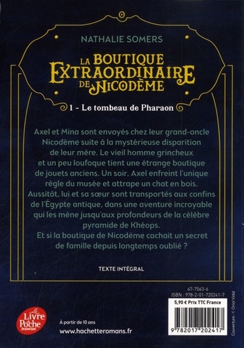 La boutique extraordinaire de Nicodème Tome 1 Le tombeau de Pharaon