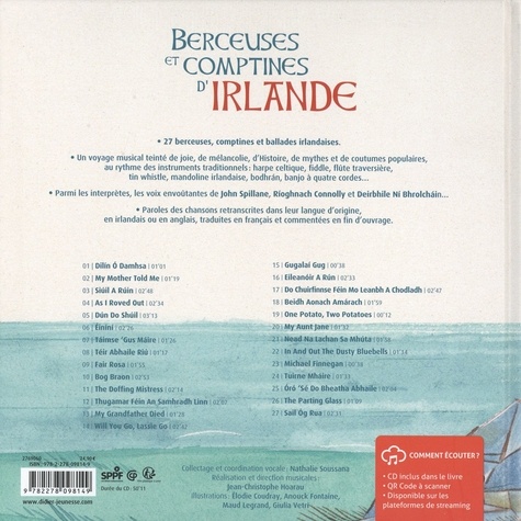 Berceuses et comptines d'Irlande  avec 1 CD audio