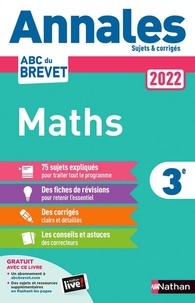  Nathan - Annales Brevet Mathématiques 3e - Sujets et corrigés.