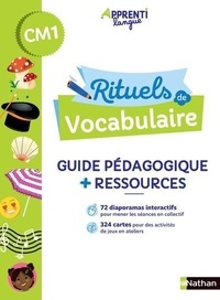  Nathan - Français CM1 Rituels de vocabulaire Apprentilangue - Guide pédagogique + ressources.