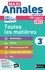 Maxi Annales Brevet Toutes les matières 3e. Sujets et corrigés - 100 sujets  Edition 2022
