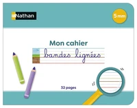 Mon cahier bandes lignées 5mm