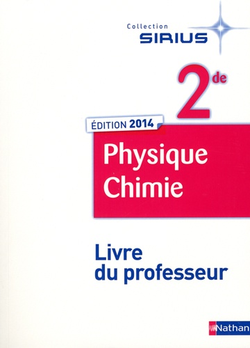  Nathan - Physique Chimie 2de - Livre du professeur.