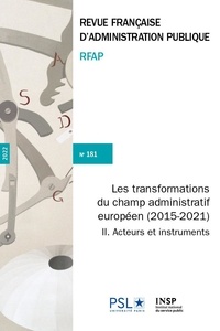 National du service publique Institut - Les transformations du champ administratif européen (2015-2021)_II.