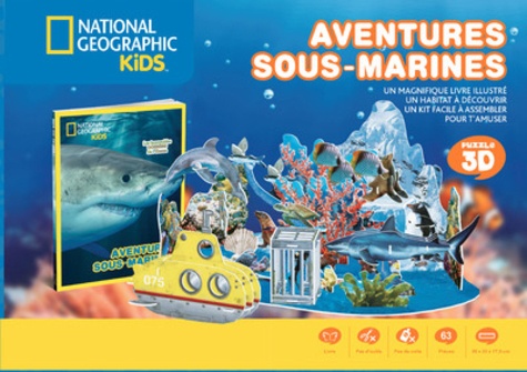  National Geographic - Aventures sous-marines - Avec un kit d'assemblage.