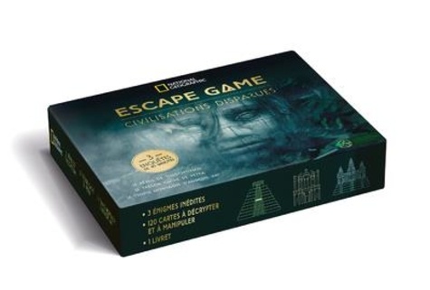 Escape game. Civilisations disparues ; 3 enquêtes de 45 minutes