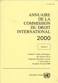 Annuaire de la Commission du droit international 2000